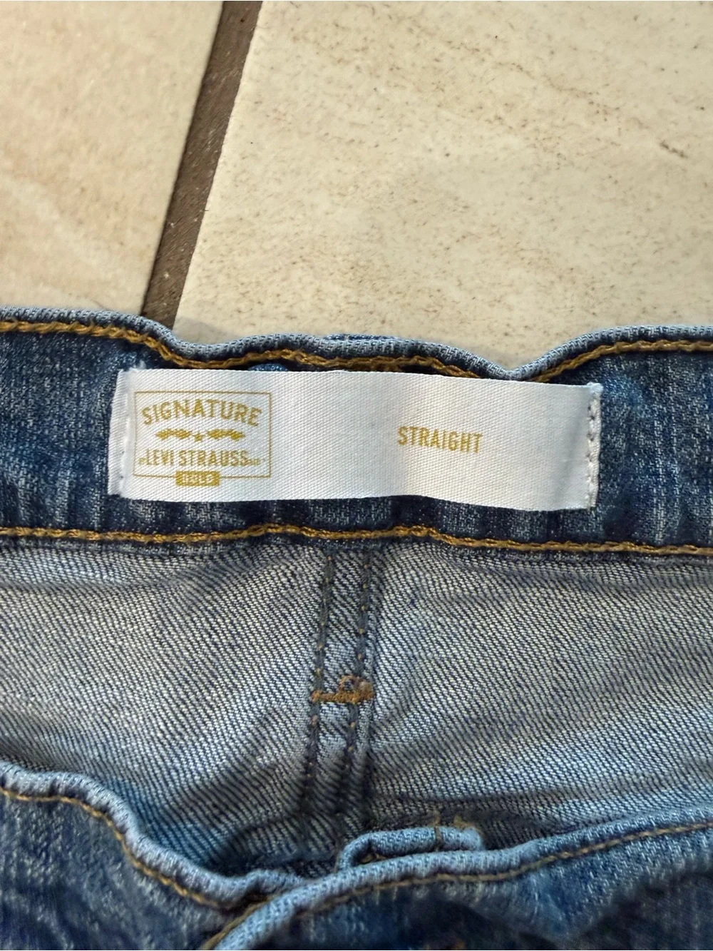 Signature By Levi Strauss And Co. Straight Fit Jeans Size 46X30